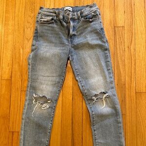 Studio blue distressed jeans